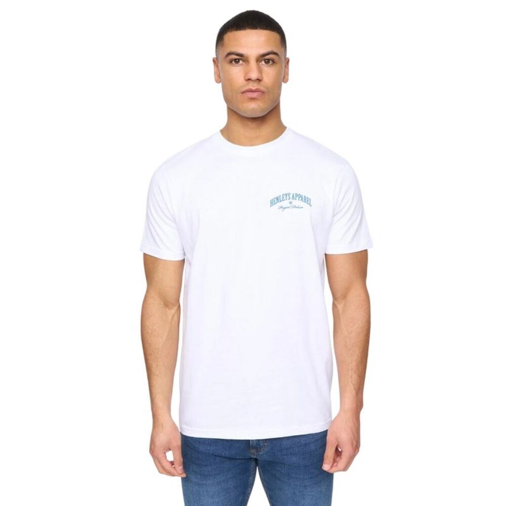 Henleys Mens Henwing T-Shirt / Optic White